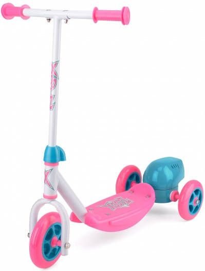 Xootz 3 wiel kinderstep Bubble Scooter Meisjes Voetrem Roze