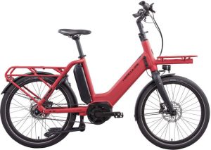 Hercules Elektrische bakfiets Rob Cargo F5 49 cm Mat Rood 545 Wh Rood