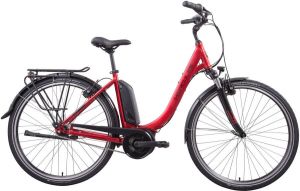 Hercules Elektrische stadsfiets Lyon F7 45 cm Rood 500 Wh Rood