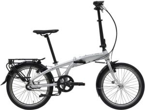 Hercules Vouwfiets Versa 20 inch N3 riemaandrijving Zilver