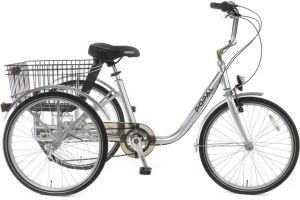 Popal Driewieler 24" Zilver