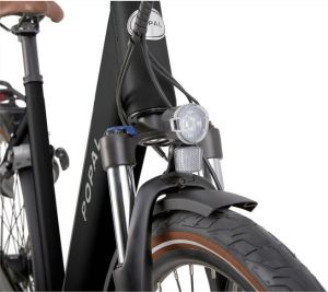 Popal Elektrische stadsfiets Novel 59 cm Mat zwart 470 Wh Mat zwart