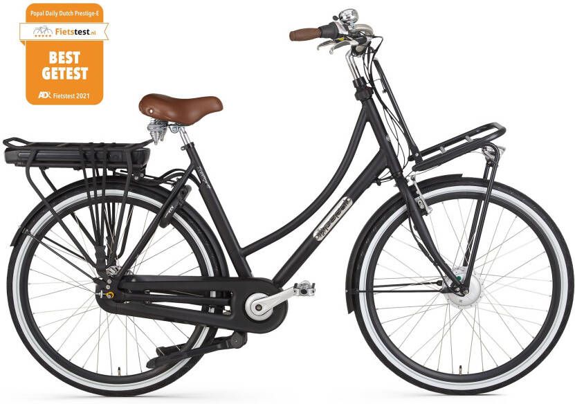Popal Elektrische transportfiets daily dutch prestige-E N7 s... Mat zwart