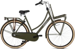 Popal Daily Dutch Basic+ s2 28 Inch 57 Cm Dames 3v Terugtraprem Legergroen
