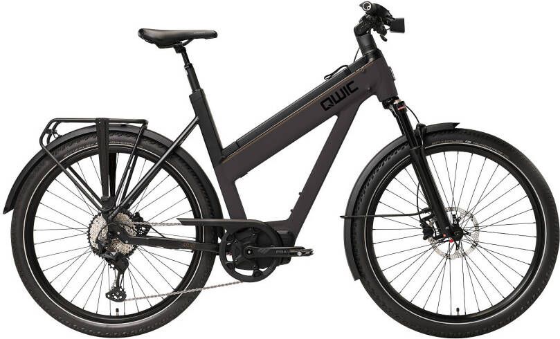 Qwic Elektrische stadsfiets Perfor ce Q Atlas uni framemaat L... Zwart