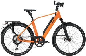 Qwic Elektrische stadsfiets Perfor ce RD11 Speed framemaat... Oranje