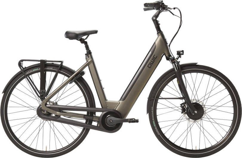 Qwic Elektrische stadsfiets Premium I-FN7 Dames framemaat L Zwart... Zwart - Foto 2