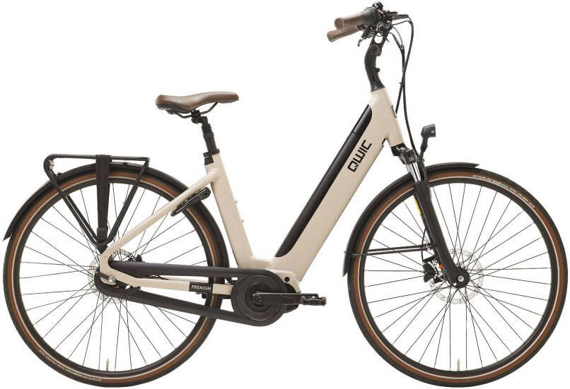 Qwic Elektrische stadsfiets Premium i-MD9 framemaat XL Licht... Licht groen