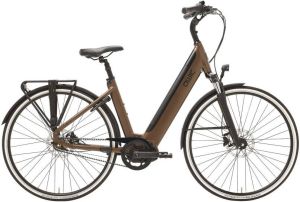 Qwic Elektrische stadsfiets Premium i-MN7+ Belt framemaat M... Bruin