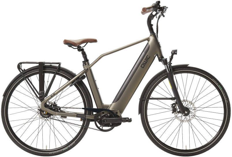 Qwic Elektrische stadsfiets Premium i-MN7+ Belt framemaat L... Zwart