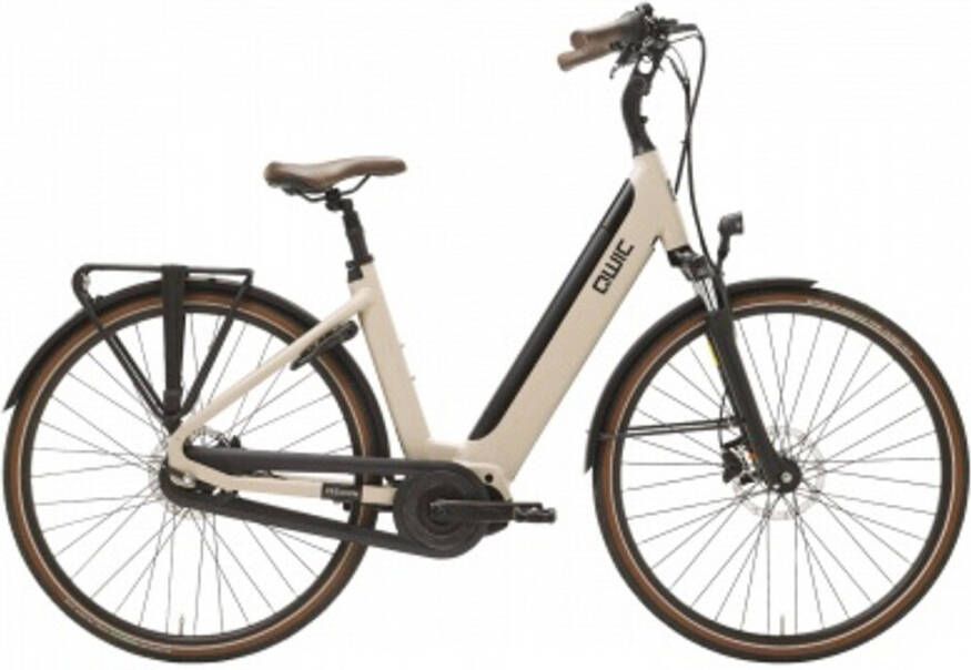 Qwic Elektrische stadsfiets Premium i-MN7+ Dames framemaat L Beige... Beige - Foto 2