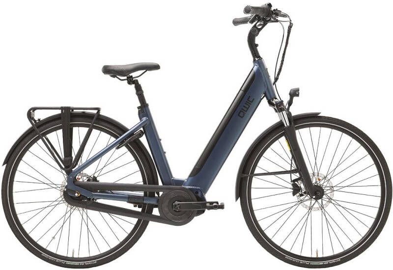 Qwic Elektrische stadsfiets Premium i-MN7+ framemaat XL... Donker blauw