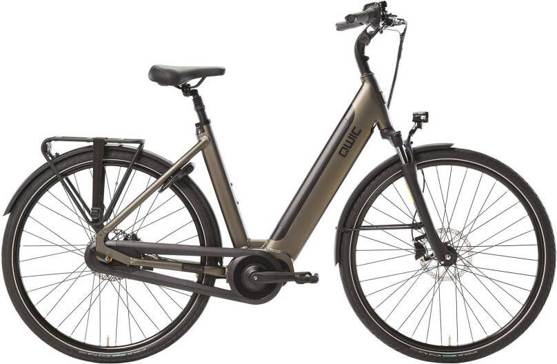 Qwic Elektrische stadsfiets Premium i-MN7.2 Dames framemaat L... Zwart