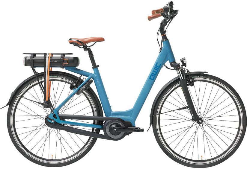 Qwic Elektrische stadsfiets Premium MN7 framemaat M Donker... Donker blauw