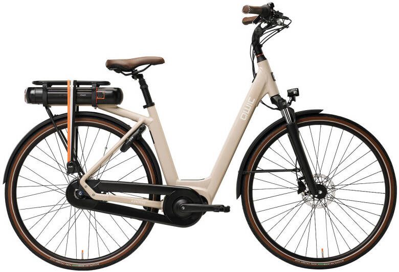Qwic Elektrische stadsfiets Premium MN7D+ Dames framemaat XL Beige... Beige - Foto 2