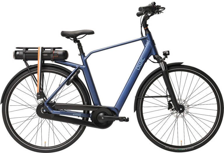 Qwic Elektrische stadsfiets Premium MN7D+ framemaat L Donker... Donker blauw
