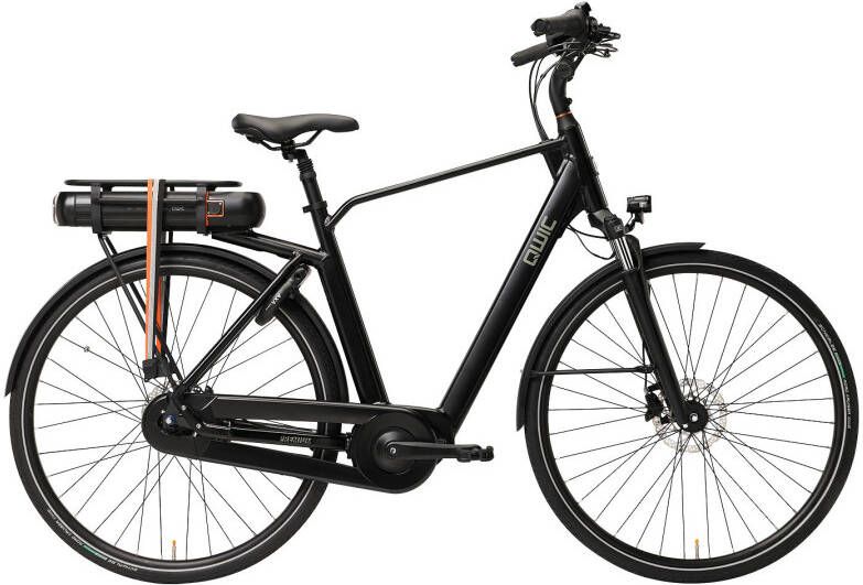 Qwic Elektrische stadsfiets Premium MN7D Heren framemaat XL Mat... Mat zwart