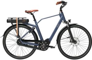 Qwic Elektrische stadsfiets Premium MN8 Brose framemaat L... Donker blauw