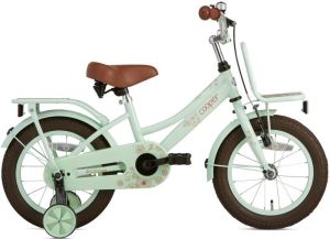 Supersuper Cooper Bamboo Kinderfiets Meisjesfiets 14 inch Pistache Groen