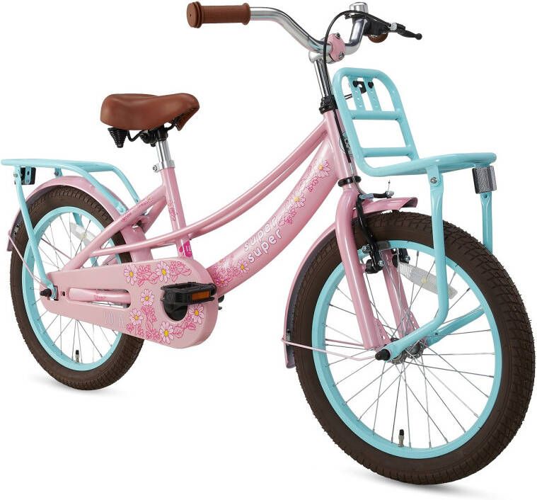 Supersuper Kinderfiets Lola Turquoise 16 inch Turquoise