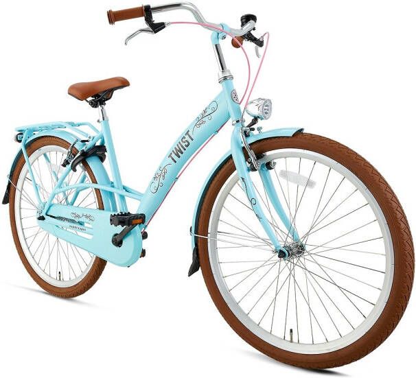 Supersuper Kinderfiets twist 26 inch Turqouise Turquoise