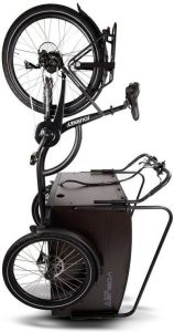 Vogue Elektrische bakfiets Journey mat zwart zwart 522 watt Mat zwart
