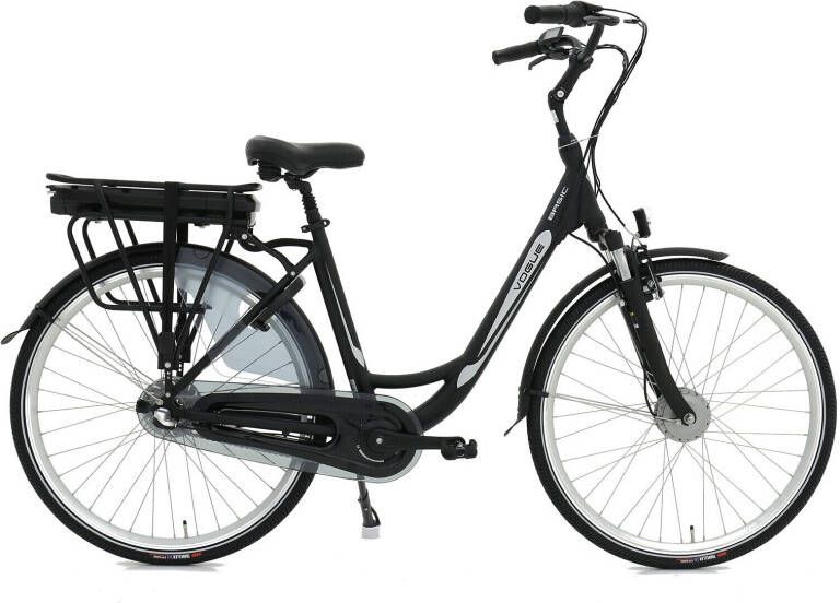 Vogue Elektrische fiets Basic Dames 49 cm Mat zwart 468 Wh Mat zwart