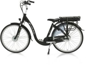 Vogue Elektrische fiets Comfort Dames 46 cm Mat zwart 468 Wh Mat zwart