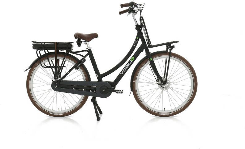 Vogue Elektrische fiets Elite M300 dames 50 cm mat zwart 468Wh Mat zwart