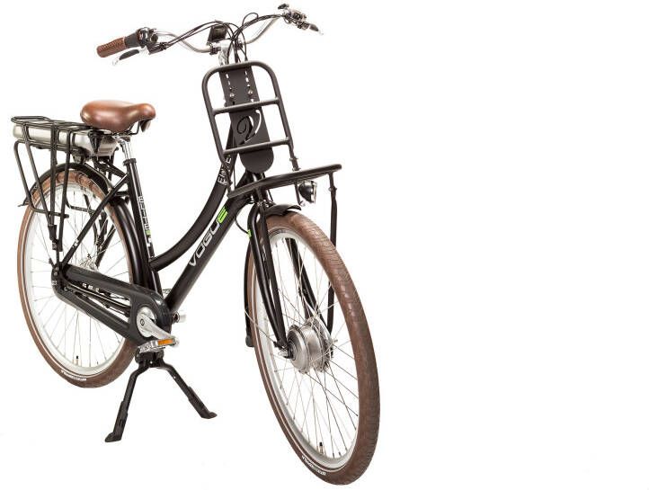 Vogue Elektrische fiets Elite Plus Dames 50 cm Mat zwart 468 Wh Zwart