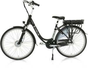Vogue Elektrische fiets Premium Dames 48 cm Mat zwart 468 Wh Mat zwart