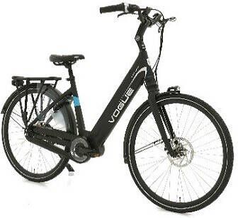 Vogue Elektrische stadsfiets Excellent 8sp Uni 53 cm Mat zwart 522 Wh Mat zwart