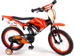 Volare Motorbike Kinderfiets Jongens 16 inch Oranje 95% afgemonteerd