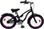 Volare Miracle Cruiser Kinderfiets Meisjes- 16 inch Mat Zwart Prime Collection - Thumbnail 2