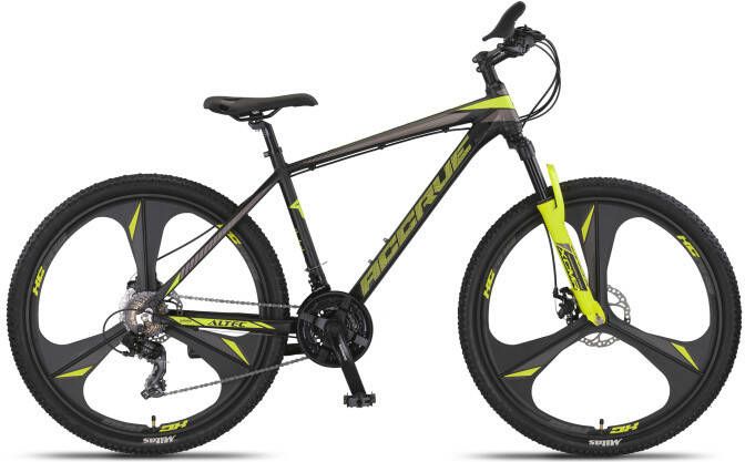 Altec Accrue MTB 27.5 Inch 45 cm Unisex 21V Mechanische schijfrem Zwart Geel