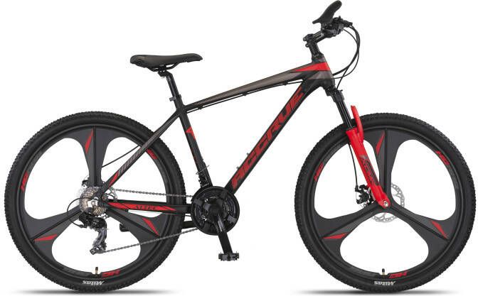 Altec Accrue MTB 27.5 Inch 45 cm Unisex 21V Mechanische schijfrem Zwart Rood