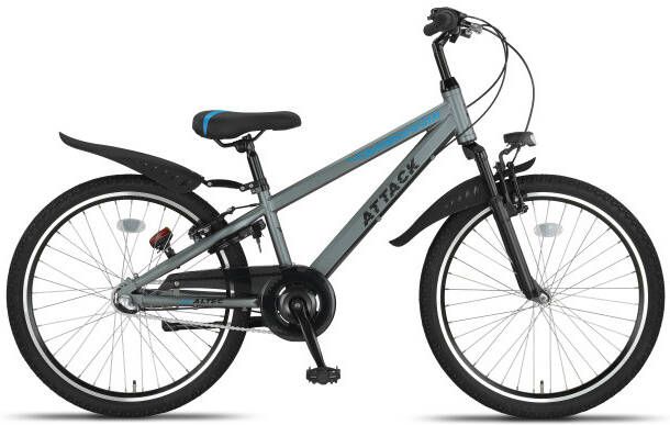Altec Attack MTB 24 Inch Jongens 3V V Brakes Grijs