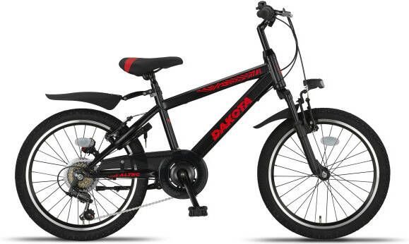 Altec Dakota MTB 20 Inch Jongens 7V V Brakes Zwart