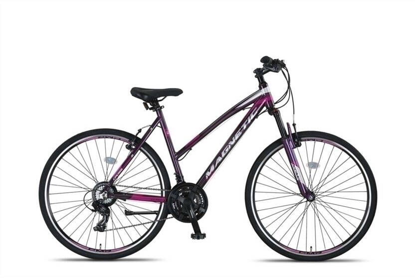 Altec Magnetic Trekking V-Brakes Dames 28inch 52cm Gray Pink