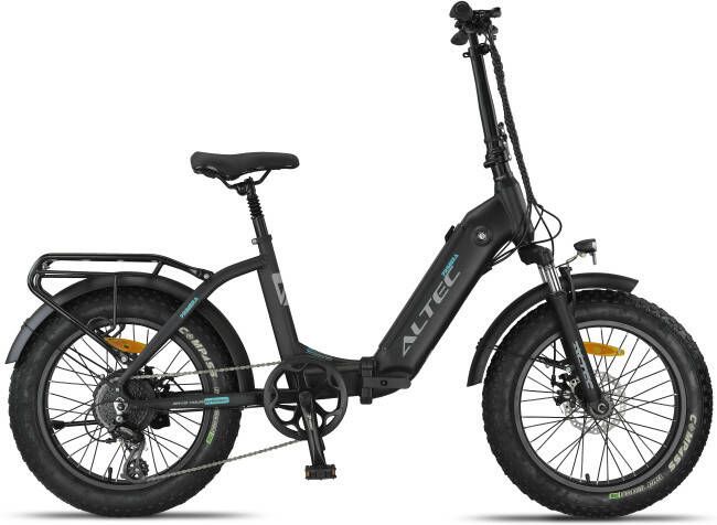 Altec Primera Fatbike Vouwfiets 20 Inch 41 cm Unisex 8V Schijfrem Matzwart