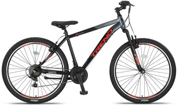 Altec Trend MTB 27.5 Inch 46 cm Junior 21V V Brakes Zwart Oranje