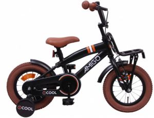 Amigo 2cool s32 12 Inch 20 Cm Jongens Terugtraprem Matzwart