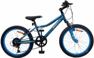Amigo Attack Kinderfiets 20 inch Mountainbike voor jongens Blauw