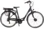 Amigo E-Alvor D1 Elektrische Fiets E-bike 28 Inch 50 cm Damesfiets 7 Versnellingen V-Brakes 536 Wh Accu Matzwart - Thumbnail 2