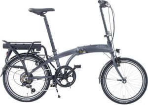 Amigo E-Click C1 | Elektrische vouwfiets | Opvouwbare E-bike | 20 Inch | 250W Motor | Matgrijs