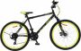 Amigo Next Level Mountainbike 26 inch Voor jongens en meisjes Met 21 versnellingen Zwart Geel - Thumbnail 1