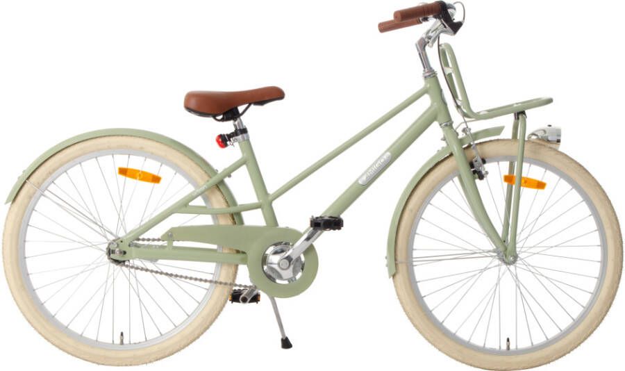 Amigo Urban Meisjesfiets 24 Inch Kinderfiets 35 cm Lichtgewicht Aluminium Met Terugtraprem en V-Brake Groen - Foto 2