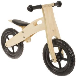 Anlen Loopfiets 12 Inch Junior Zwart Blank