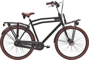 Avalon Cargo Transportfiets voor Heren 28 Inch Met 3 Versnellingen Matzwart