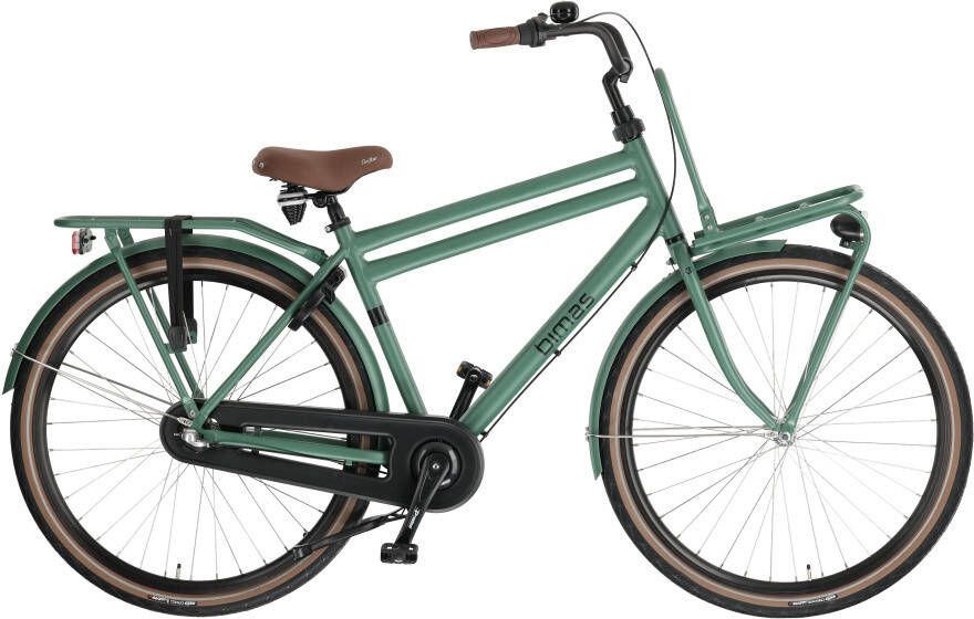Bimas Transporter 3.0 28 Inch 50 cm Heren 3V Terugtraprem Matgroen